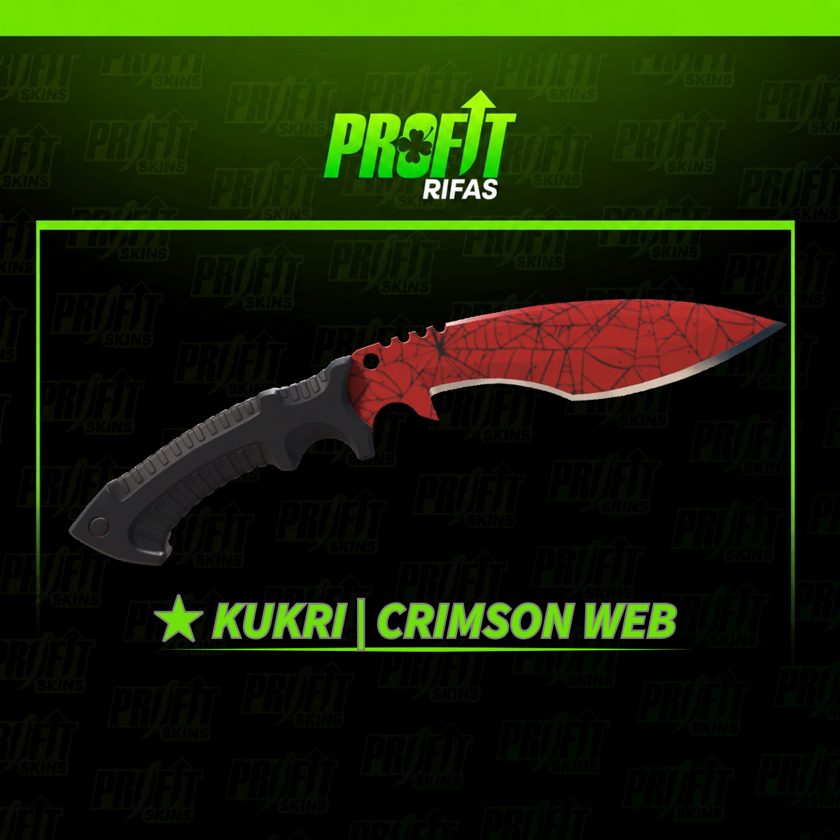 ★ KUKRI | CRIMSON WEB ❤️
